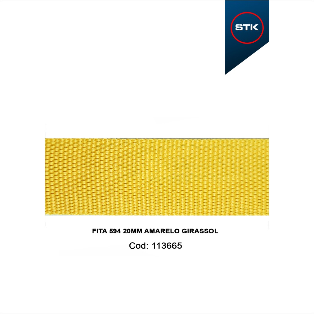 FITA 594 20MM AMARELO GIRASSOL