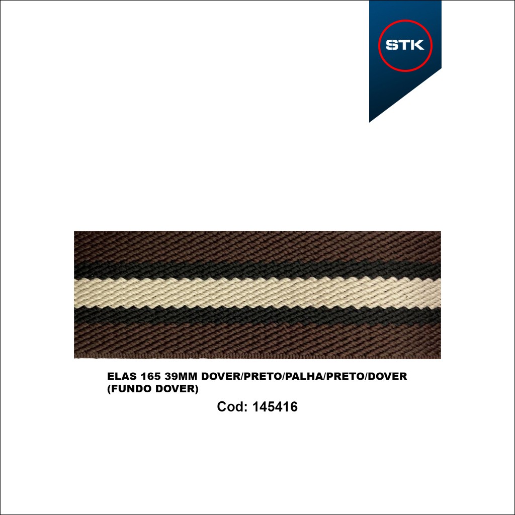 ELAS 165 39MM DOVER / PRETO / PALHA