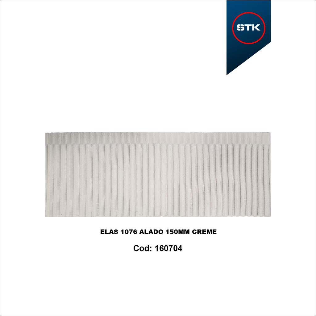 ELÁSTICO STK 1076 ALADO 150MM CREME